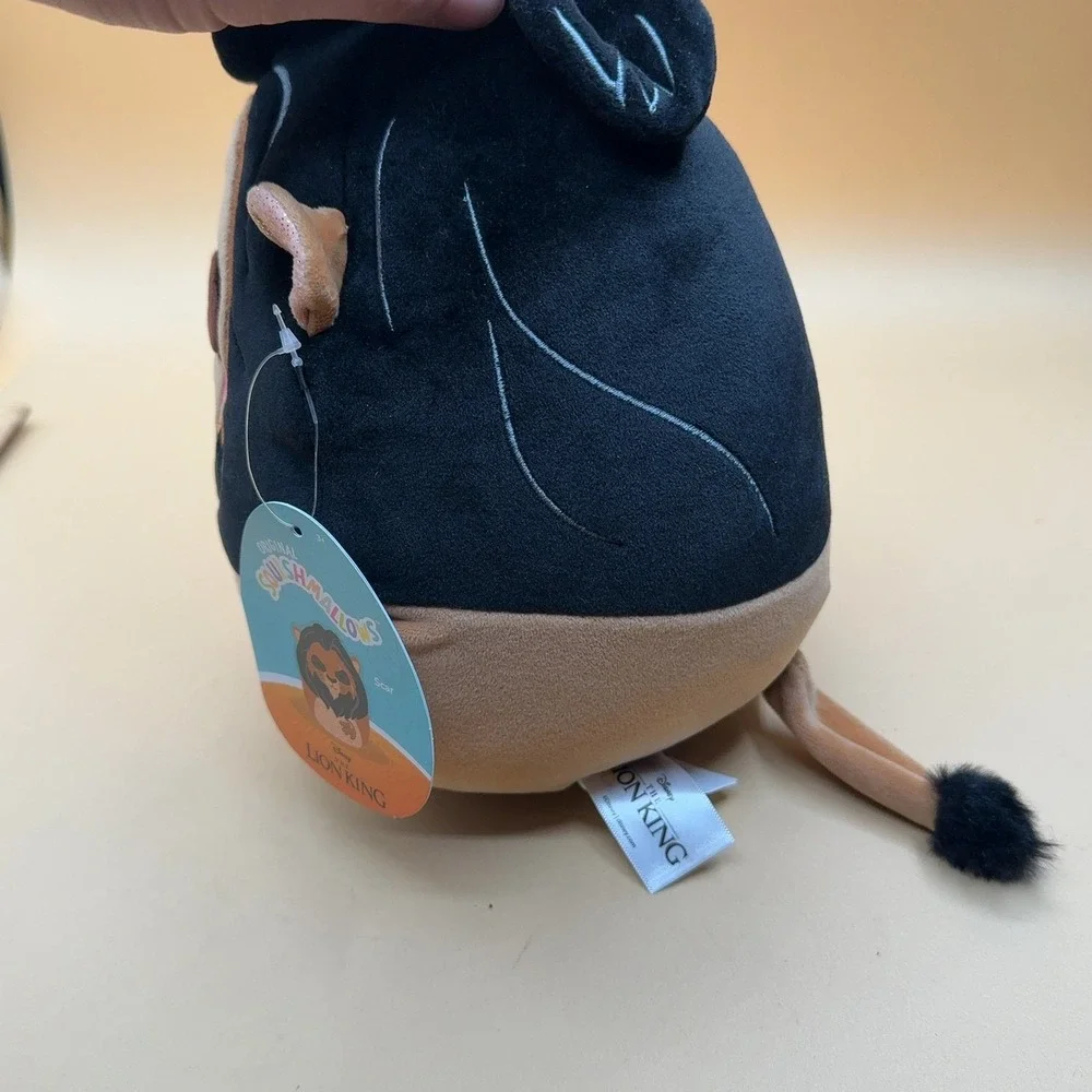 Squishmallows Disney Lion King Scar Plush Stuffed Animal Black Tan 8 Inch